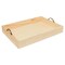 Unfinished Wood Nesting Trays with Handles, 3-set, for Crafts & Home Woodpeckers